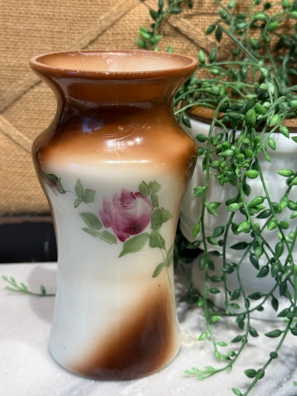 Vintage Hand Painted Vase - Picture 1 of 10
